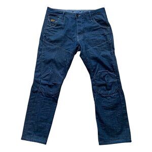 G-Star Raw 5620 3D Tapered Jeans Dark Wash Designer Denim Size 36 Modern Fit